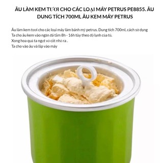 Âu làm kem dùng cho máy làm bánh mì Petrus ,Ranbem