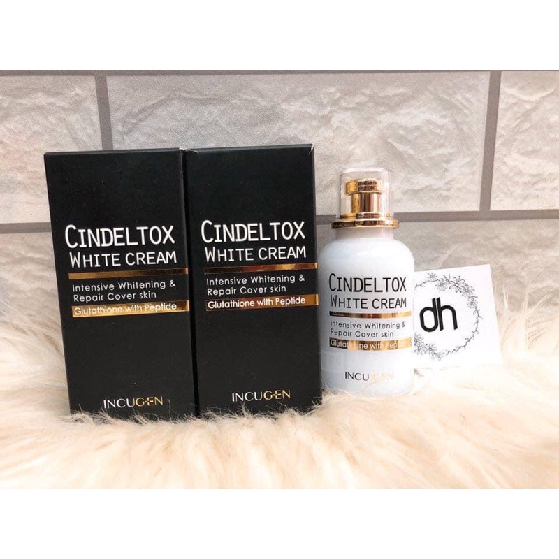 Kem dưỡng trắng nâng tông White Cream Cindeltox 50ml Glutathione