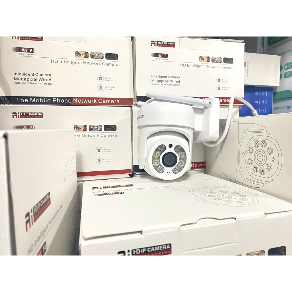 Camera IP WIFI PTZ Ngoài Trời Carecam 15HS300 xoay 360 độ FullHD - XEM ĐÊM CÓ MÀU
