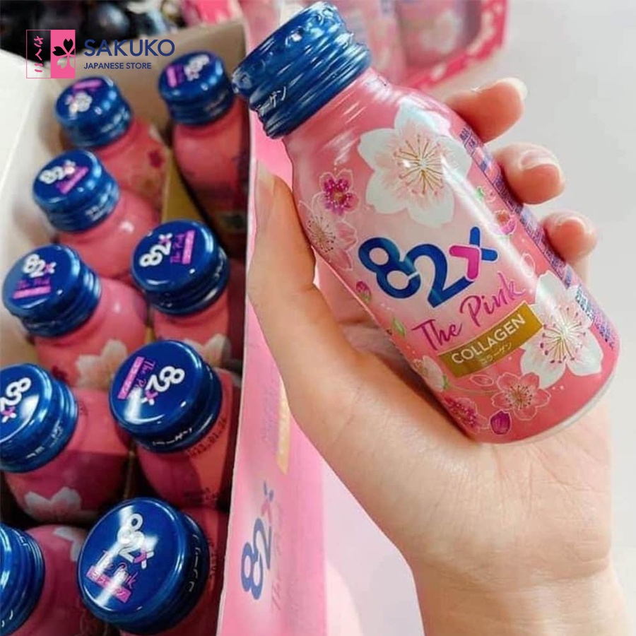 Collagen 82X The Pink Nước Uống Đẹp Da Nội Địa Nhật 1 Chai 100ml - SAKUKO