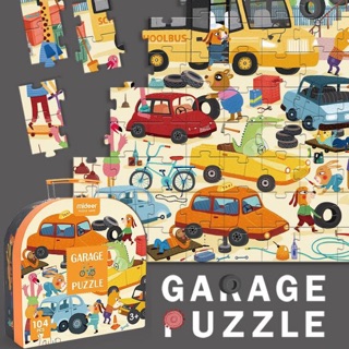 Ghép hình puzzle garage ô tô