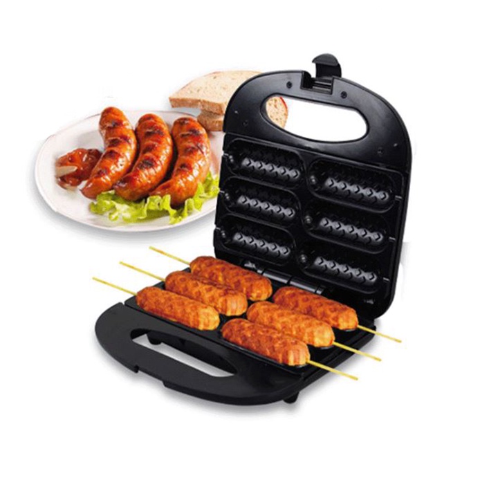 Máy làm nướng bánh cây xiên dạng xúc xích, hotdog  làm nóng chín bánh nhanh Sokany SK-110 công suất 750W