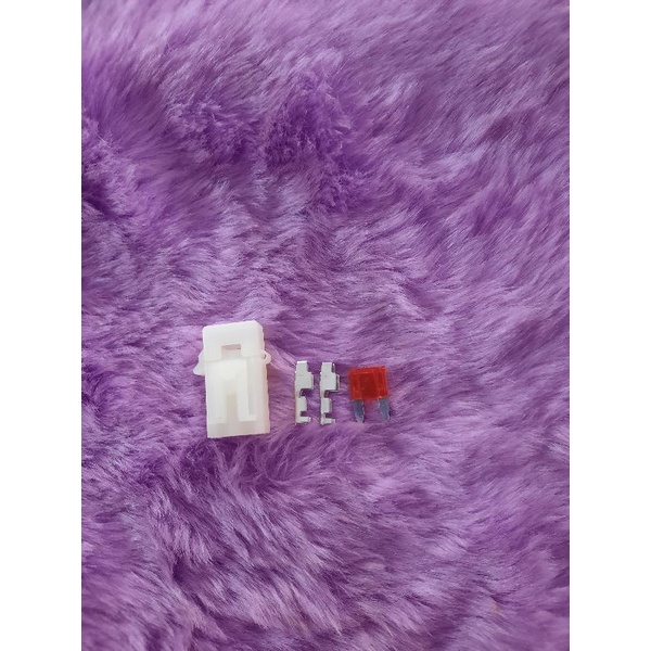 bộ hộp cầu chì + cos+ cầu chì 10Ap cho trợ sáng xe máy