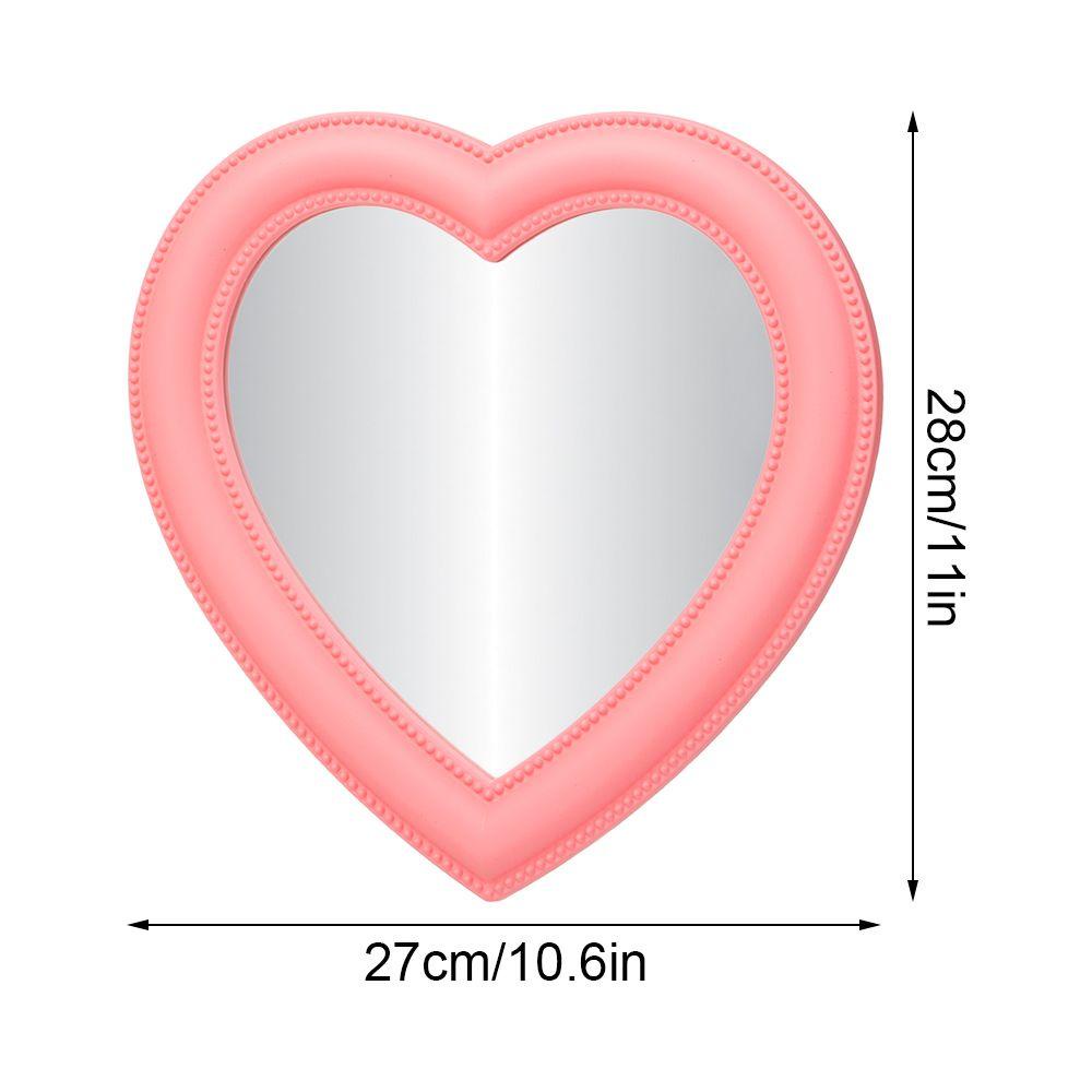 OKDEALS Gương Trang Điểm Trái Tim Xinh Xắn Cho Nữ