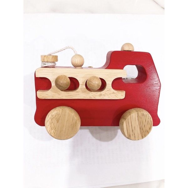 Đồ chơi trẻ em,đồ chơi gỗ, Xe Cứu Hoả-Máy Bay Trực Thăng đáng yêu cho bé