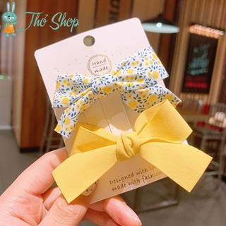 Set 2 kẹp tóc nơ siêu xinh cho bé
