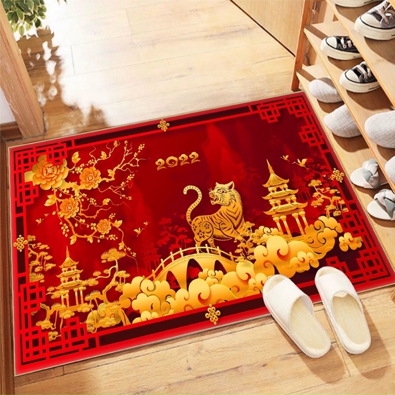 [ Free ship cho hóa đơn từ 50K ] Thảm chùi chân, Thảm lau chân Bali in 3D chống trơn trượt cao cấp