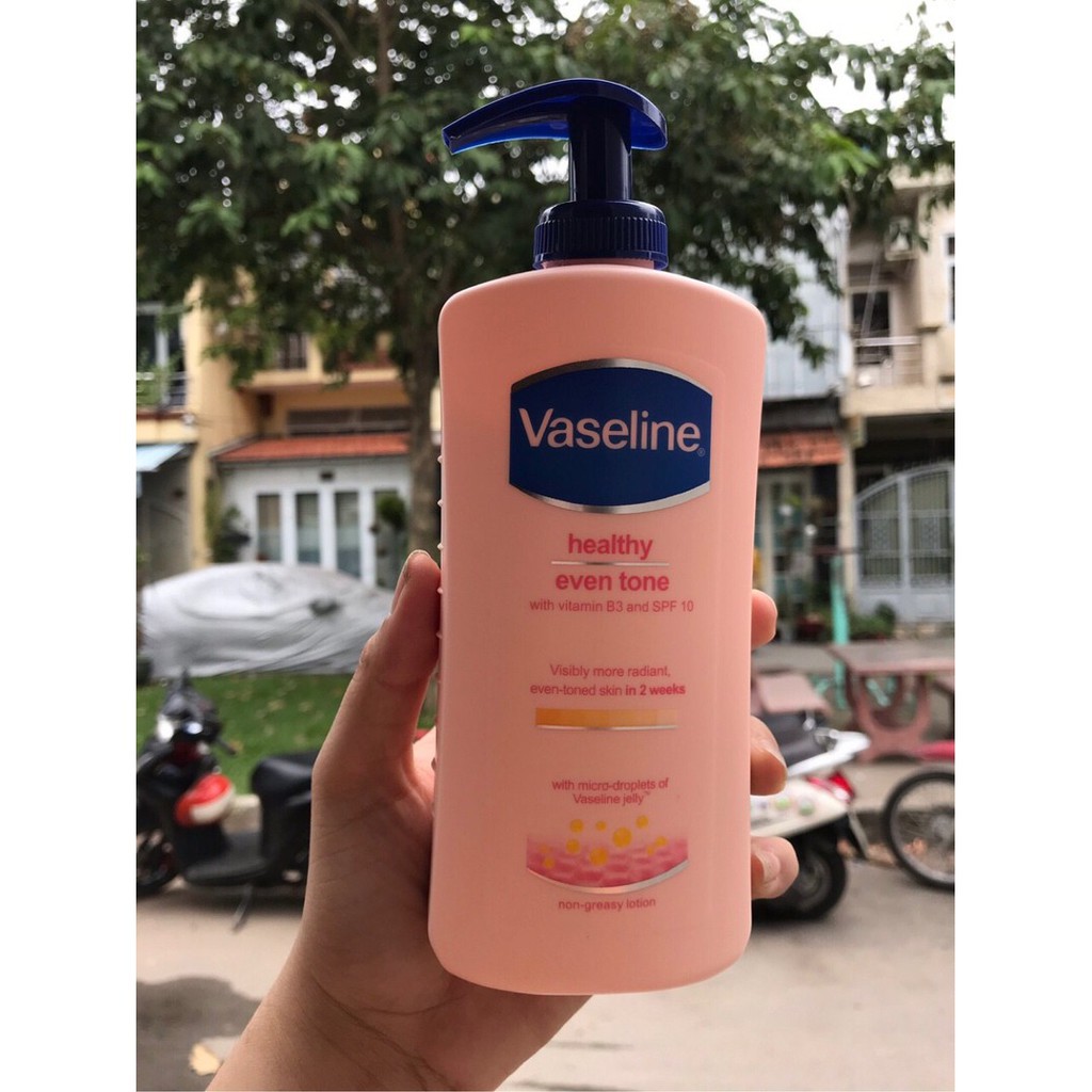 Sữa dưỡng thể Vaseline Healthy White Even Tone 400ml, sữa dưỡng thể trắng da - Baphouse Cosmetic