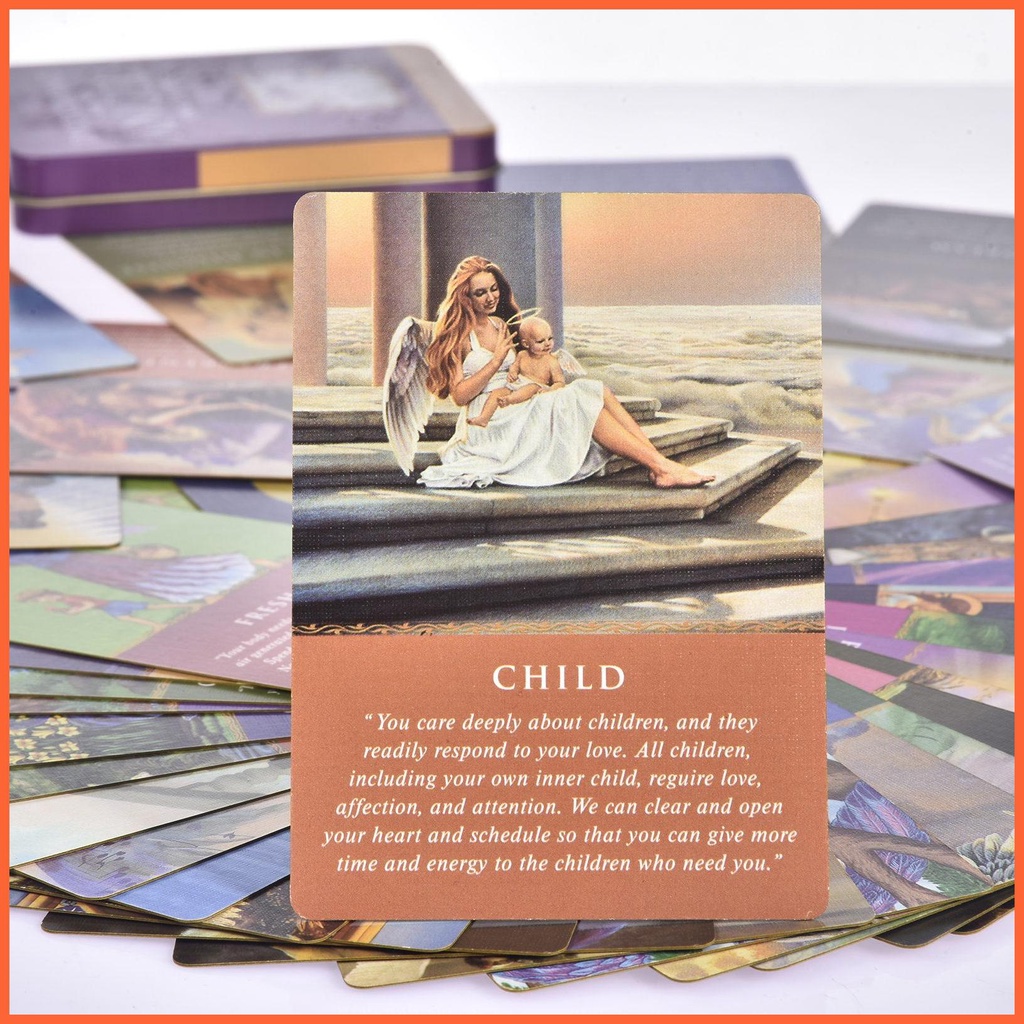 Bộ 44 Thẻ Bài Tarot Hàng Ngày Cổ Điển Từ Thiên Thần Bạn Giải Trí Cho Người Mới Bắt Đầu