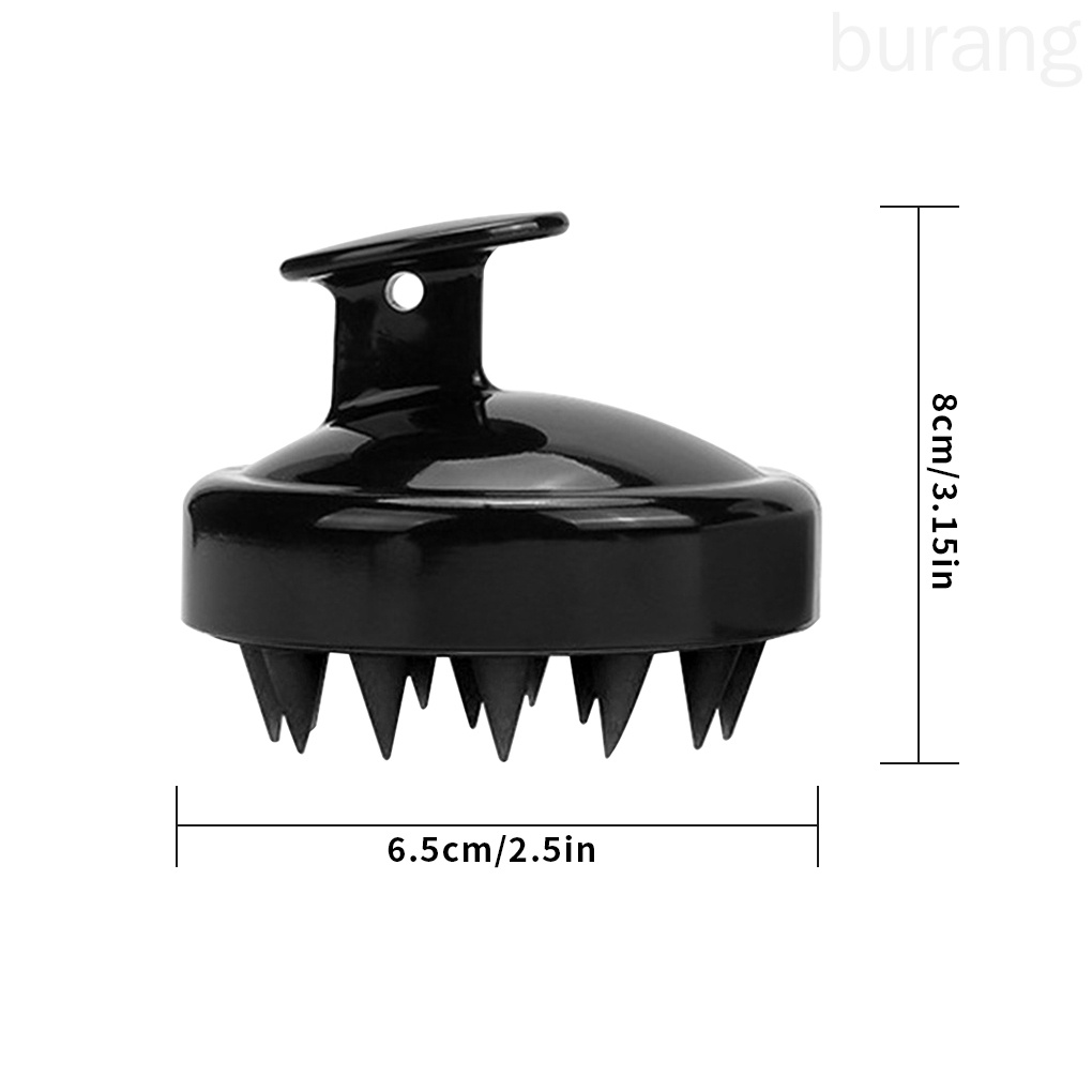 [Hàng mới về] Bàn Chải Bằng Silicon Dùng Mát Xa Da Đầu Khi Tắm Tiện Dụng