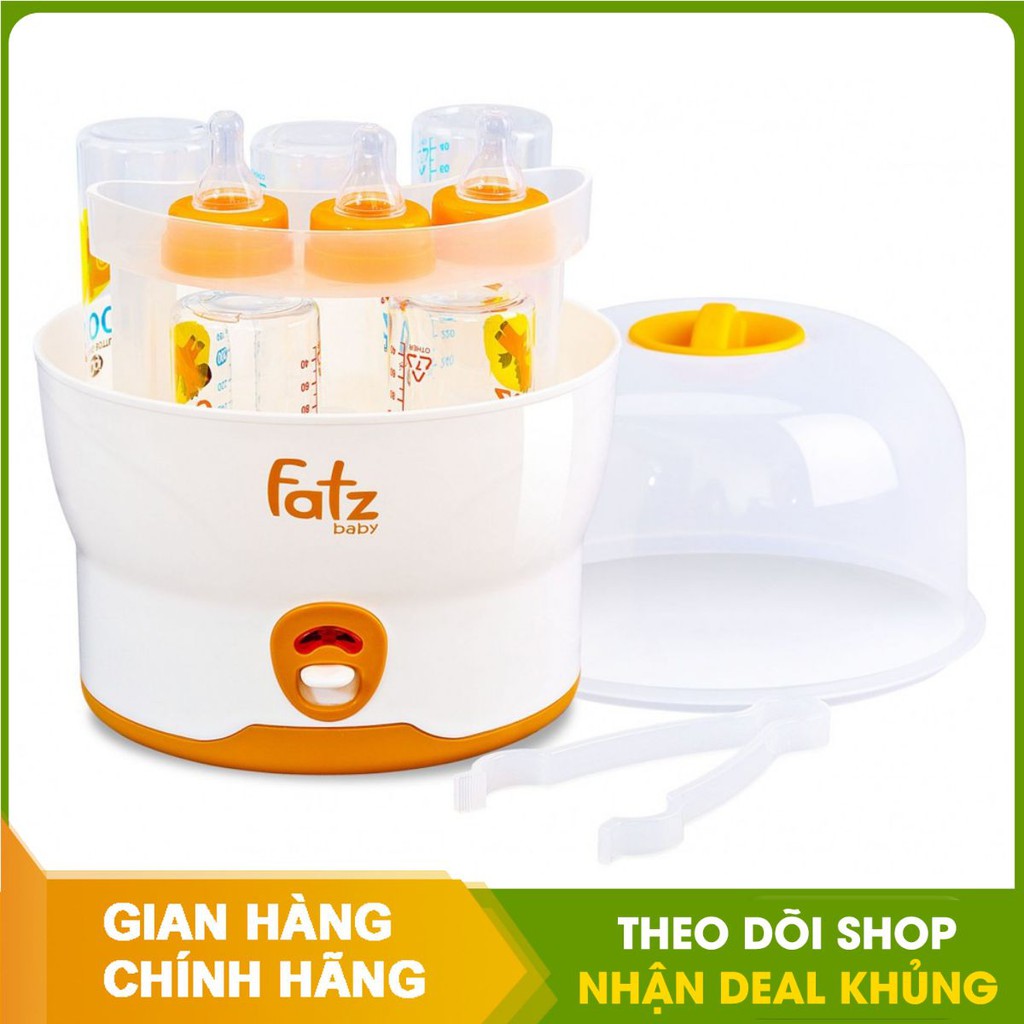 Máy tiệt trùng bằng hơi nước 6 bình Fatzbaby FB4019SL - Bảo hành 24 tháng - Chính Hãng