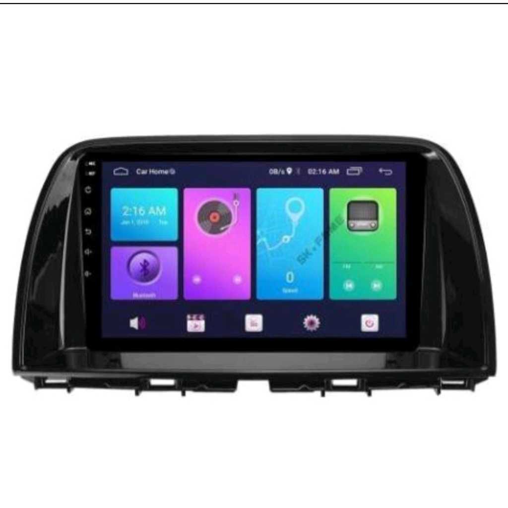 Mặt dưỡng màn hình MAZDA CX5 kèm jack zin 2012-2017