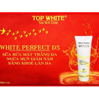Công dụng sữa rửa mặt Top White D5