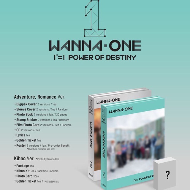 [CÓ SẴN] Album Wanna One - Power Of Destiny