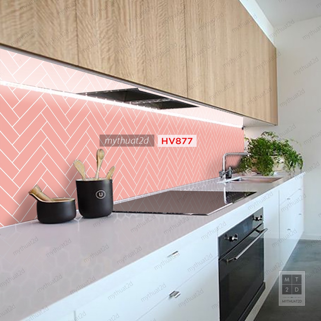 Decal dán bếp, dán tường không thấm nước mẫu XUONGCA
