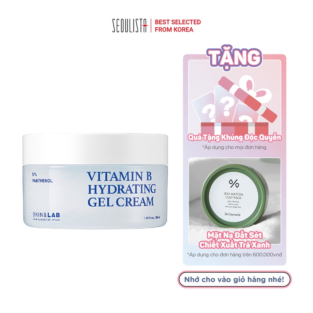 Kem dưỡng dạng gel chứa Panthenol SKIN&amp;LAB Vitamin B Hydrating Gel Cream