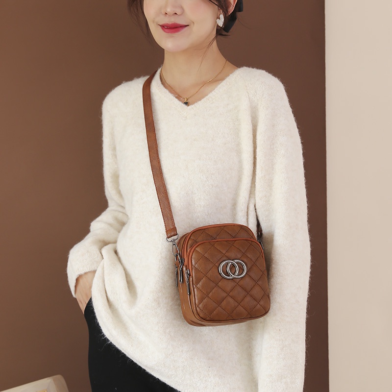 Túi da đeo chéo Mini đựng điện thoại phong cách Hàn Quốc thời trang cho nữ Túi xách nữ-76