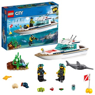 LEGO CITY 60221 Thuyền Buồm Lặn Biển