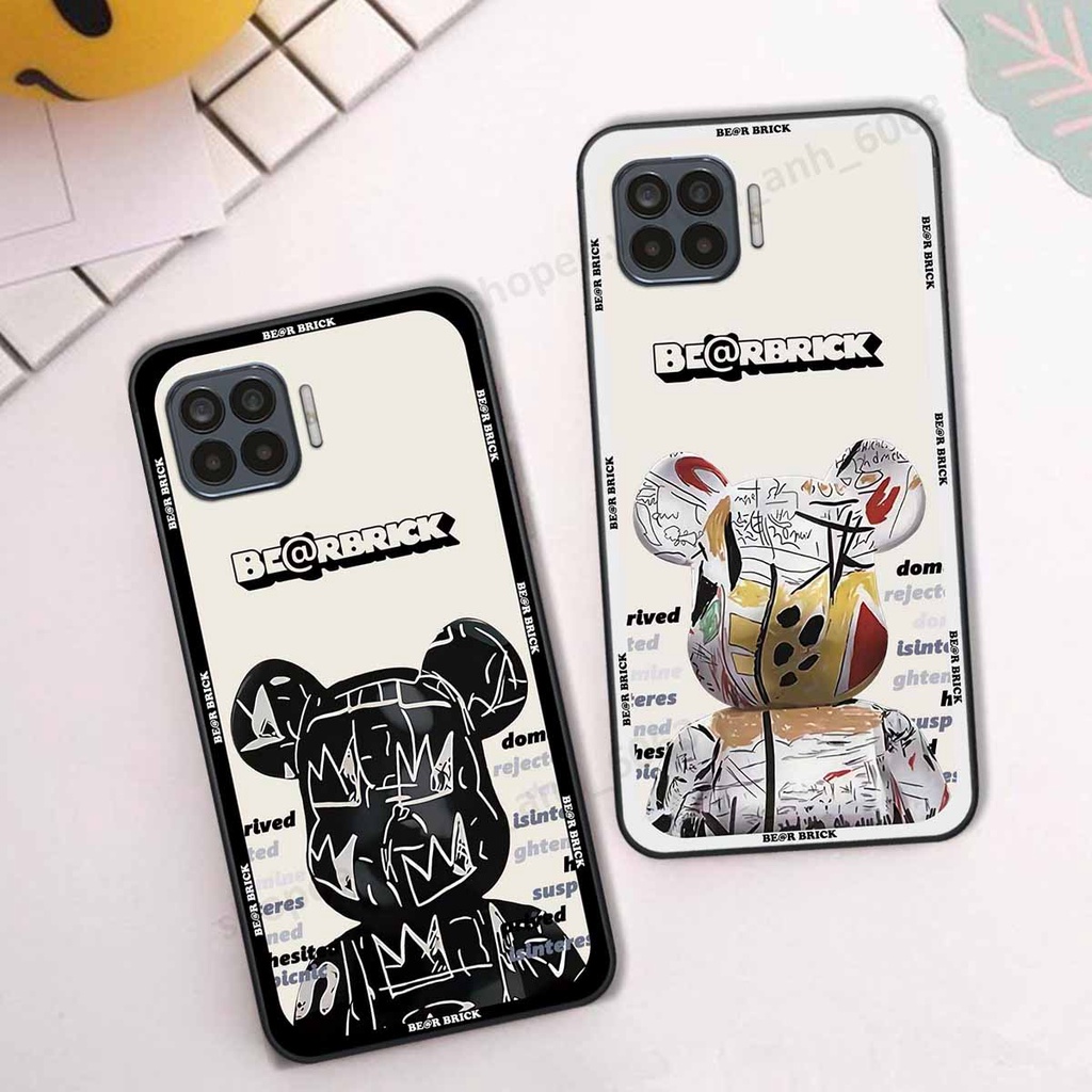 Ốp Oppo A73 / A93 be@r brick mars thời trang, ốp lưng điện thoại viền dẻo siêu chất