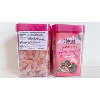 Muối hồng himalaya Qaisar dạng hạt hộp 500g