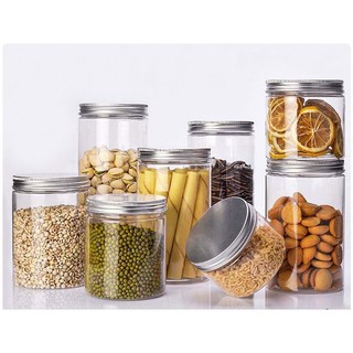 Hộp Nhựa, Hũ Nhựa Pet Nắp Nhôm Đựng Thực Phẩm, Đồ Khô, Ngũ Cốc 200ml 250ml 500ml 600ml 700ml 800ml 900ml