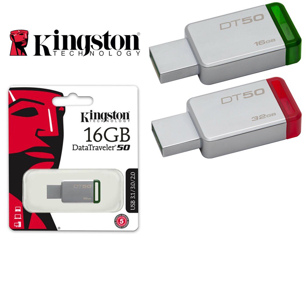 USB 16GB kingston DT50 tốc độ 2.0 - Bảo hành 60 tháng !!!
