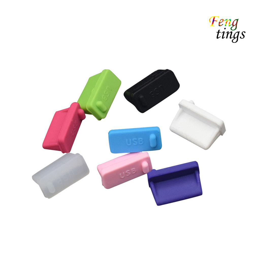 Bộ 5 Miếng Bọc Cổng Sạc Usb 2.0 / 3.0 Chống Bụi Cho Máy Tính