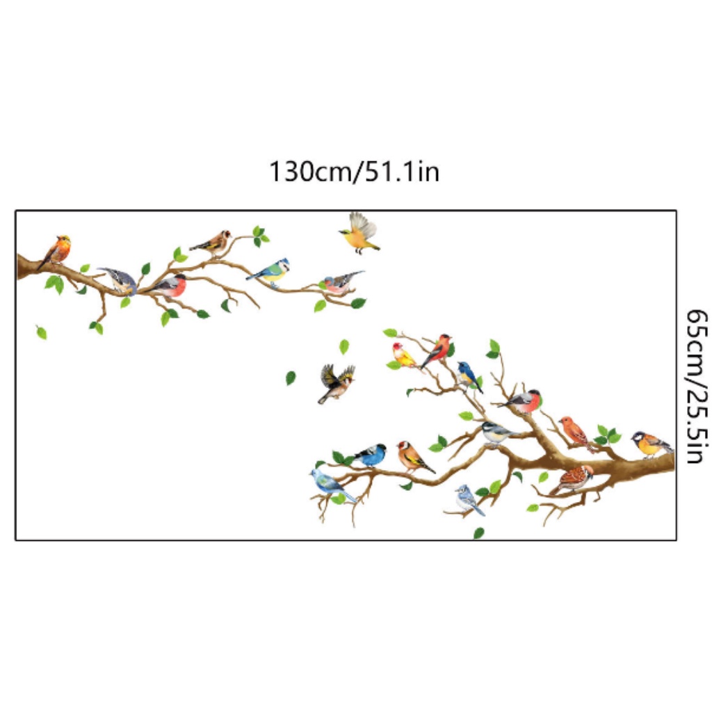 PNPK04_Tranh Decal trang trí tường dán tường phòng ngủ/ phòng khách/ văn phòng/ nền tường sofa