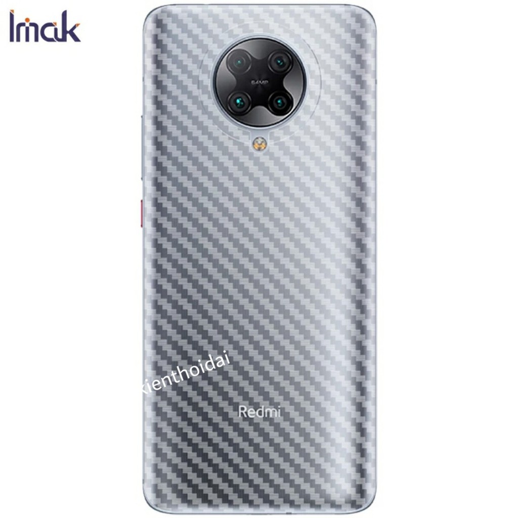 Dán lưng Carbon Redmi K30 Pro / K40 / k40 Pro / Poco F3 / K40 Gaming / K50 Gaming chống mồ hôi vân tay