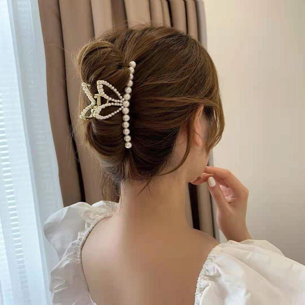 Kẹp Tóc Hình Tai Thỏ Bằng Hợp Kim Phong Cách Hàn Quốc Thanh Lịch Dành Cho Nữ