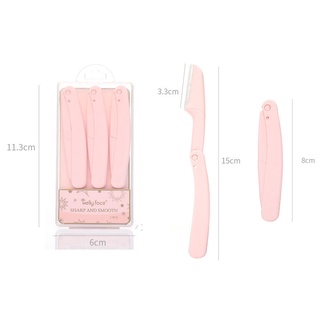 Set 3 Dao Cạo Lông Mày/ Lông Mày Mini Tiện Dụng