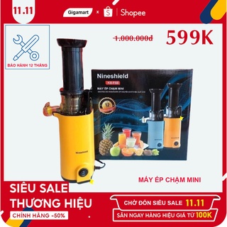 Máy ép chậm mini nineshiel bảo hành 12 tháng