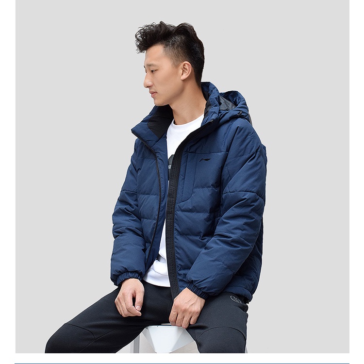 Áo khoác lông vũ thể thao nam Lining AYMN111 chính hãng