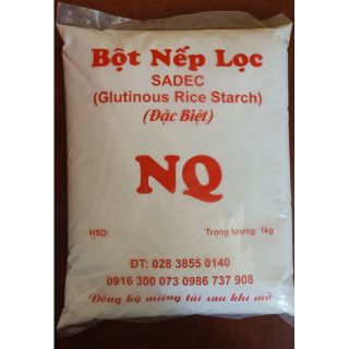  Bột nếp lọc NQ dạng bột nhuyễn gói 1 kg