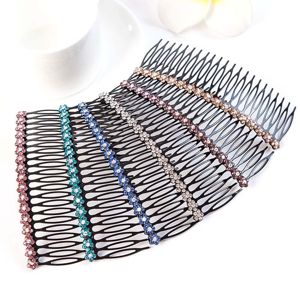 Kẹp Tóc Đuôi Ngựa Thanh Lịch Cho Nữ Giá Đỡ|Kẹp Tóc Đính Đá Lấp Lánh