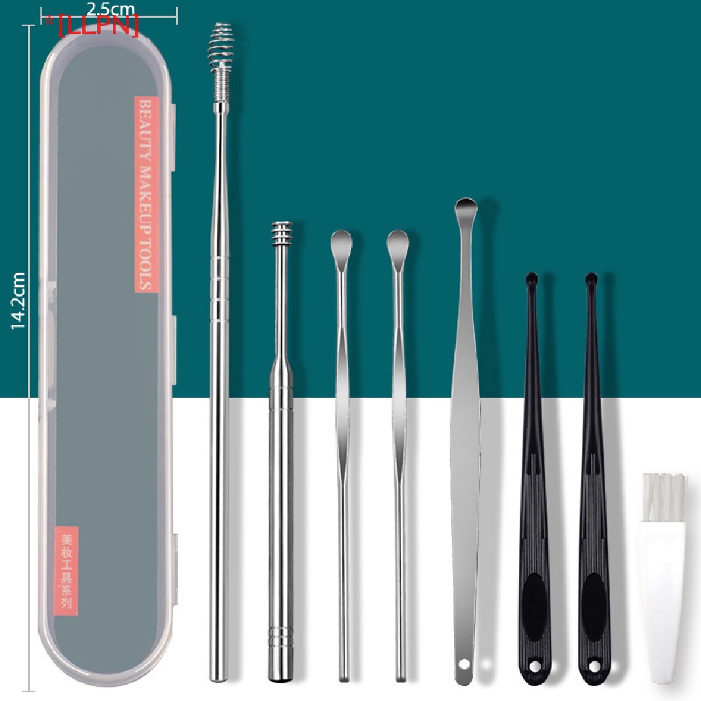 Set 8 Dụng Cụ Lấy Ráy Tai Bằng Inox Chuyên Dụng
