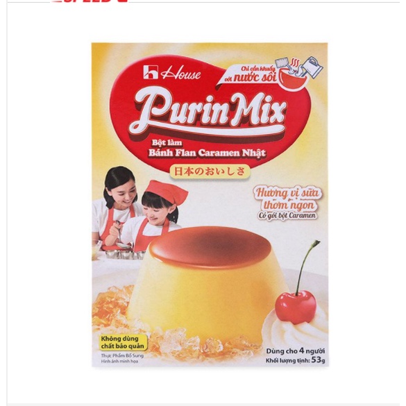 Bột Làm Bánh Flan Caramen Nhật Purinmix 53G