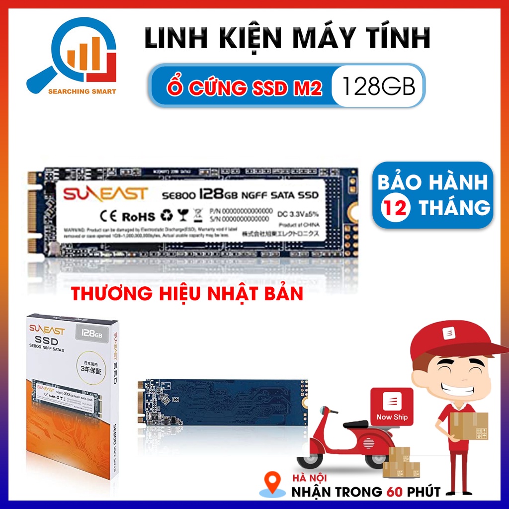 Ổ cứng SSD M2 và MSata 256GB/128GB Suneast | Gloway Hàng Chính Hãng - Bảo Hành 36 Tháng !!!