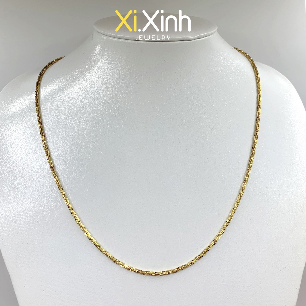 Dây chuyền xích nhỏ xi mạ vàng 18k - D19