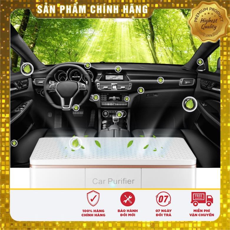 ⚡️GIÁ GỐC⚡️ Máy Lọc Không Khí_Lọc Bụi Mịn PM2.5 Smart Car Air Purifier Cho Xe Ôtô_Phòng Ngủ_Phòng Làm Việc (Màu Trắng)