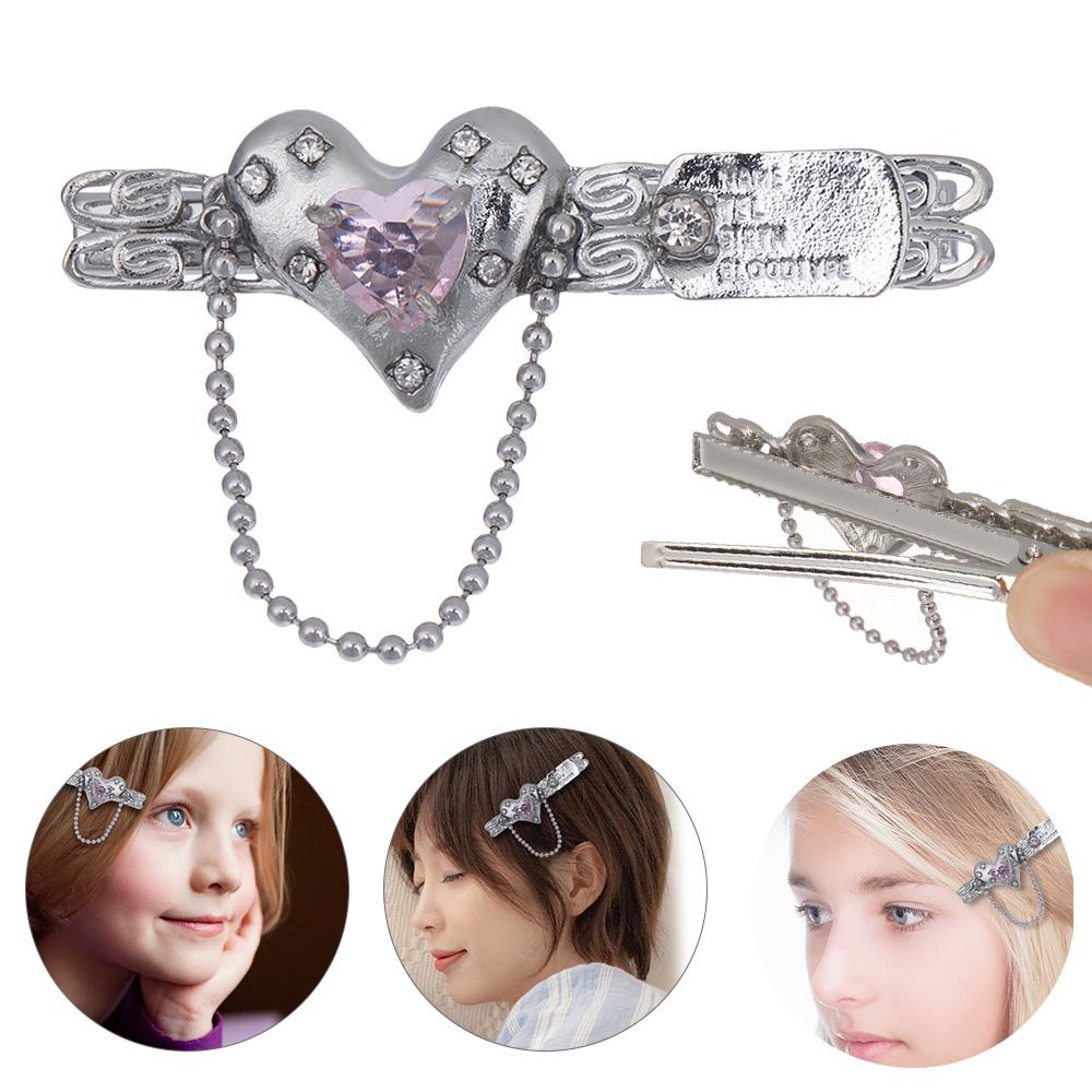 Kẹp Tóc Mái Đơn Giản Bằng Kim Loại Không Bẻ Cong