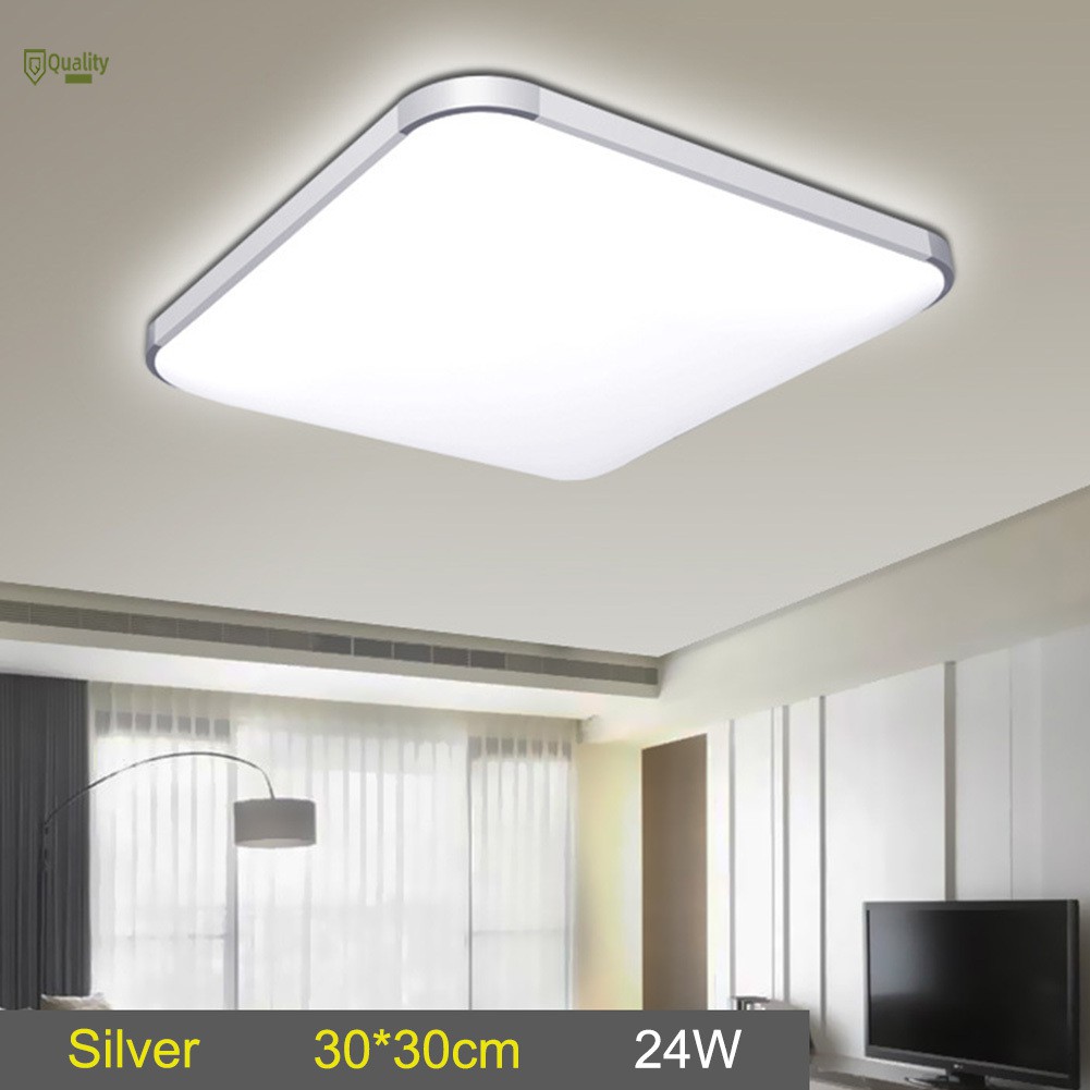 Đèn trần bóng LED hình vuông 24W tiết kiệm điện năng dành cho phòng ngủ/phòng khách