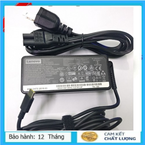 Sạc laptop lenovo 20v 3.25a 65w , 15v-3a-45w , 12v-3a ,9v-2a , 5v-2a TYPE-C USB C