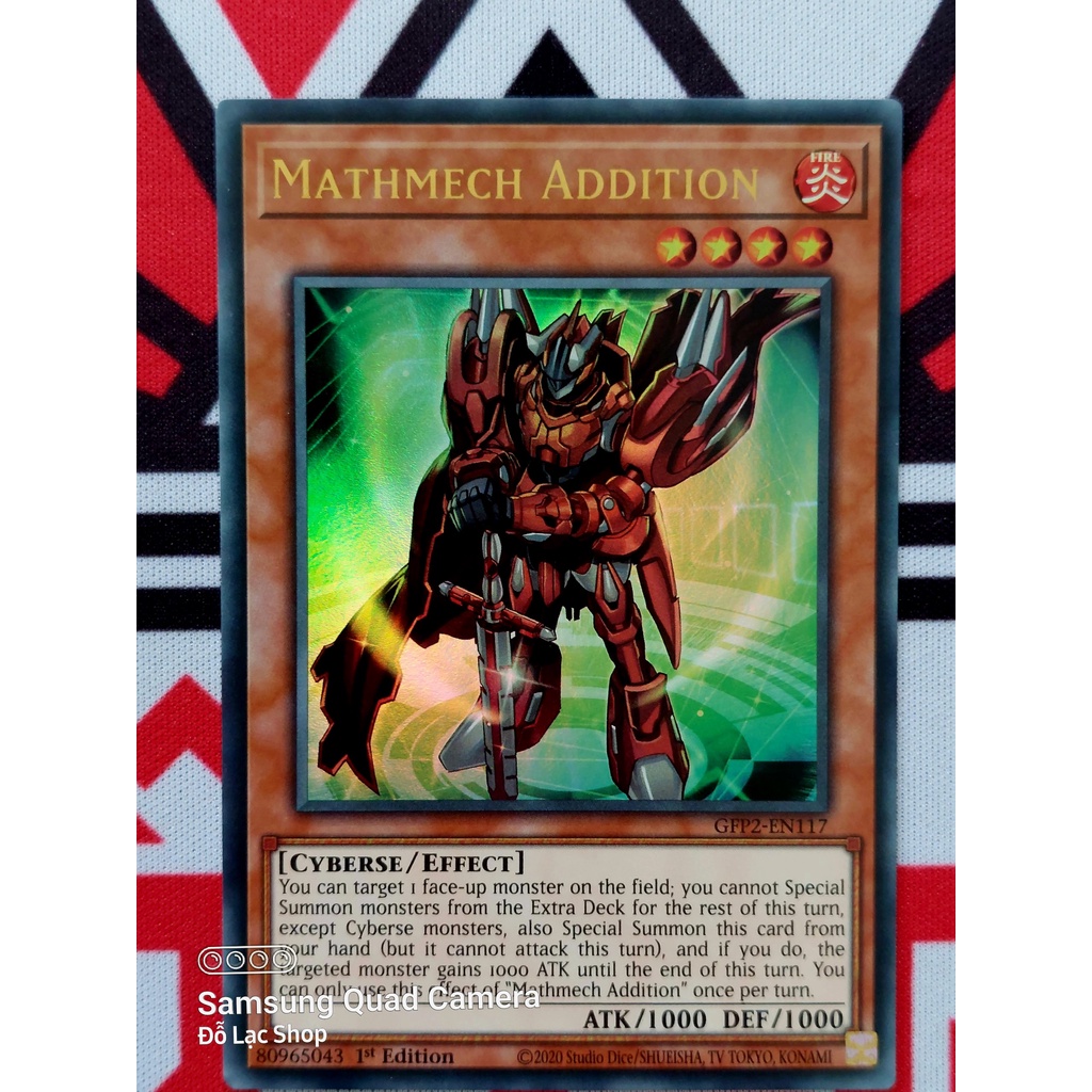 Thẻ Bài Yugioh Monster Mathmech Addition - GFP2-EN117 - Ultra Rare