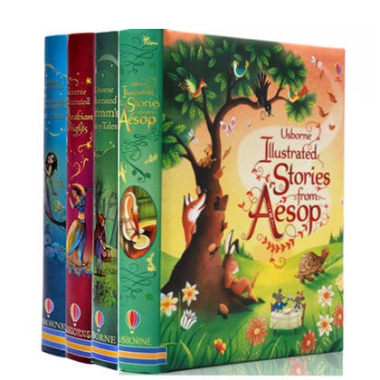 [Tiếng Anh cho bé] Series Cổ tích Grimm, Cổ tích Anderson, 1001 Đêm và Ngụ ngôn của Aesop siêu đẹp