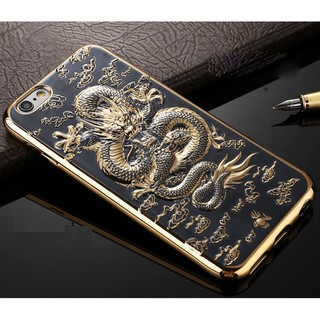 ỐP LƯNG RỒNG VÀNG 4D DÀNH CHO IPHONE/SAMSUNG
