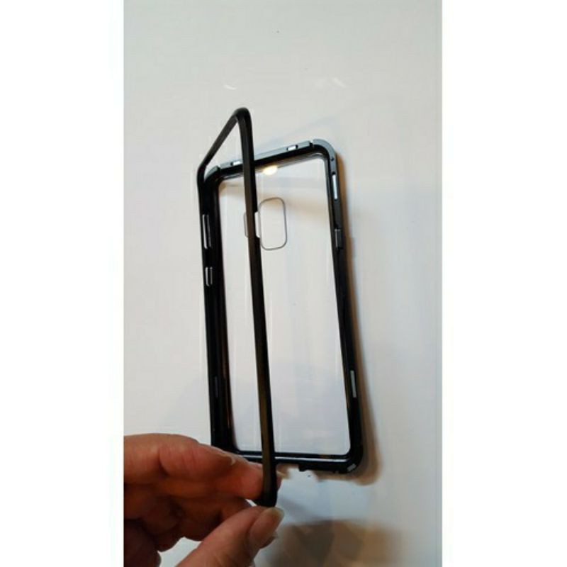 Ốp Lưng note 8/note 9/note 10/note 10+/s8/S8+/S9+ Hít Nam Châm Kính 9H Likgus Magnetic Case