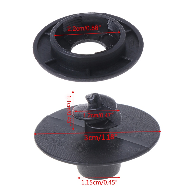 Set 10 Kẹp Cố Định Thảm Lót Sàn Tự Động Cho Golf 6 Passat CC Tiguan Mới