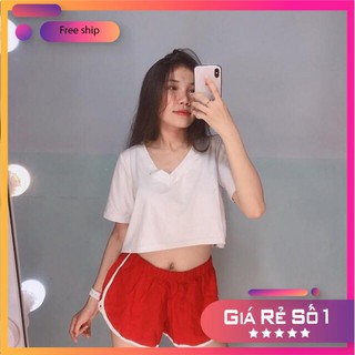 Áo Croptop Nữ Form Rộng Cổ Tim