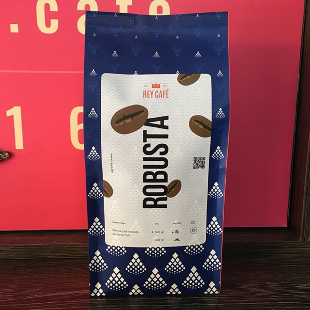 ( 1KG ) Cà Phê thuần hạt Robusta nguyên chất có bơ - Rey Cafe